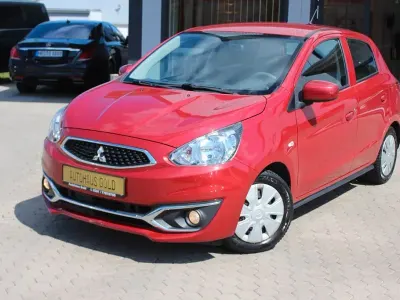 Gebraucht Mitsubishi Space Star Basis 71 PS (52 kW) 2017 Rot Kleinwagen