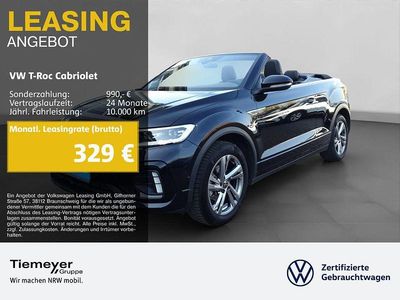 Usata VW T-Roc Cabriolet R-line 150 CV (110 kW) 2025 Nero Cabrio