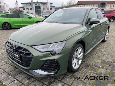 Neu Audi A3 S-Line 150 PS (110 kW) 2025 Distriktgrün metallic Limousine