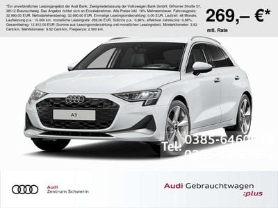 Gletscherweiss Gebraucht 2025 Audi A3 Advanced Limousine | 32.990 € (Superpreis)