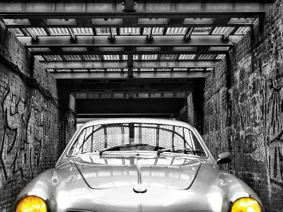 Brugt VW Karmann Ghia Karmann 50 HK (36 kW) 1972 Sølv Coupe