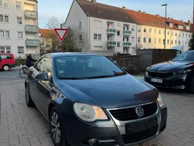 Brugt VW Eos 140 HK (102 kW) 2008 Blå Cabriolet