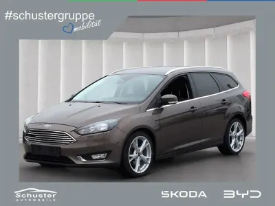 Gebraucht Ford Focus Titanium 150 PS (110 kW) 2018 Braun Kombi