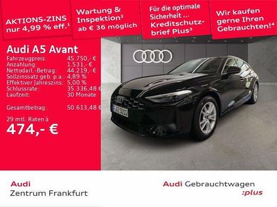 Second-hand Audi A5 Sport 204 CP (150 kW) 2026 Negru Break