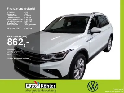 Gebraucht VW Tiguan Elegance 200 PS (147 kW) 2024 Oryxweiß perlmutteffekt SUV