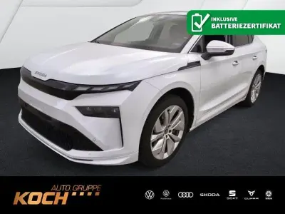 Gebraucht Skoda Enyaq iV Loft 210 kW (286 PS) 2025 Moonweiss metallic SUV