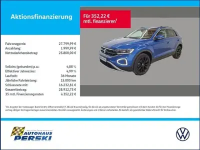 Brugt VW T-Roc Move 150 HK (110 kW) 2023 Blå SUV