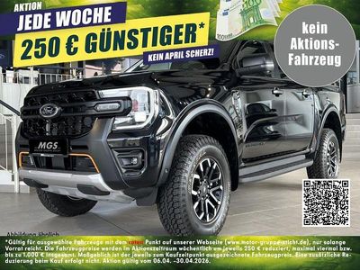 Neu Ford Ranger Wildtrack 205 PS (150 kW) 2026 Schwarz Pickup