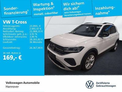 Pure white Gebraucht 2025 VW T-Cross Goal SUV | 23.990 € (Guter Preis)