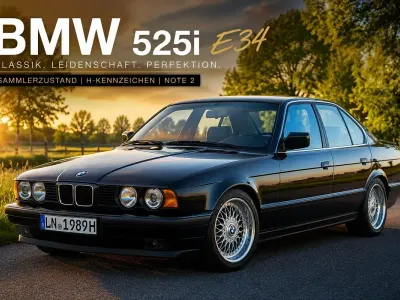 Gebraucht BMW 525 Performance 170 PS (125 kW) 1989 Schwarz Limousine