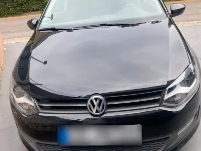 Gebraucht VW Polo Team 60 PS (44 kW) 2011 Schwarz Kleinwagen