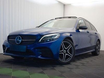 Usata Mercedes C200 AMG line 160 CV (117 kW) 2020 Blu Berlina