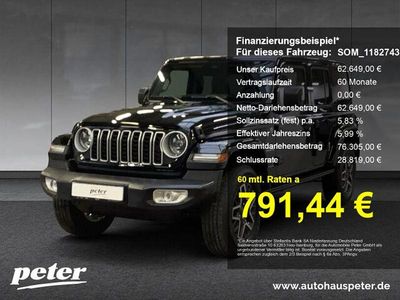 Neu Jeep Wrangler Sahara 272 PS (200 kW) 2025 Schwarz SUV