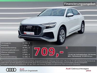 Gebraucht Audi Q8 S-Line 381 PS (280 kW) 2021 Weiß SUV