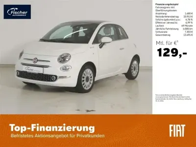 Gebraucht Fiat 500 Dolcevita 69 PS (50 kW) 2022 Gelato weiß Limousine
