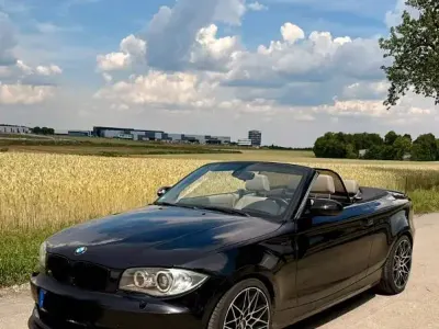 Gebraucht BMW 125 Cabriolet Performance 218 PS (160 kW) 2009 Schwarz Cabrio