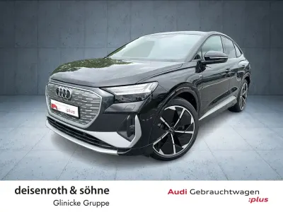 Gebraucht Audi Q4 Sportback e-tron S-Line 219 kW (299 PS) 2023 Mythosschwarz metallic SUV