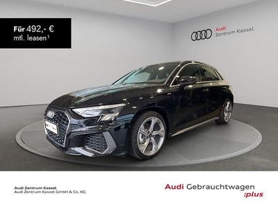 Mythosschwarz metallic Gebraucht 2024 Audi A3 S-Line Limousine | 36.990 € (Guter Preis)