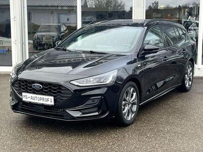 Gebraucht Ford Focus ST-Line X 125 PS (91 kW) 2023 Obsidianschwarz metallic (metallic) Kombi