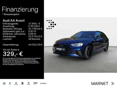 Gebraucht Audi A4 S-Line 204 PS (150 kW) 2024 Navarrablau metallic Limousine