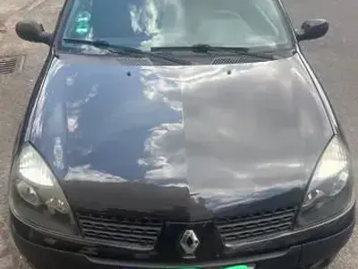 Gebraucht Renault Clio Authentique 58 PS (42 kW) 2003 Schwarz Kleinwagen
