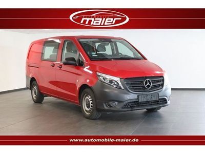 gebraucht Mercedes Vito 114 CDI Mixto lang -LED-AHK-Tempo-Klima-Bt.