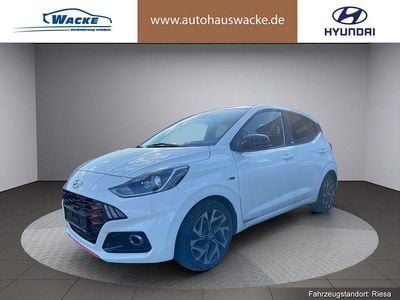 Farbe: weiss Gebraucht 2021 Hyundai i10 N Line Kleinwagen | 16.670 € (Etwas zu teuer)