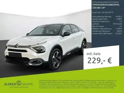 Używany Citroën C4 PureTech 131 KM (96 kW) 2023 Biały Sedan/Limuzyna