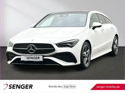 Brugt Mercedes CLA200 Shooting Brake Premium 163 HK (119 kW) 2025 Hvid Stationcar
