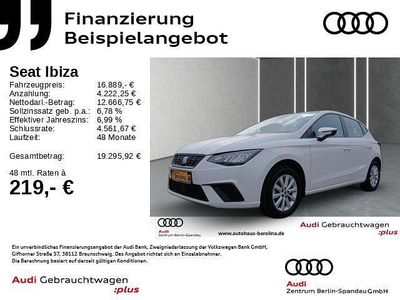 Gebraucht Seat Ibiza Style 110 PS (80 kW) 2024 Weiß Kleinwagen