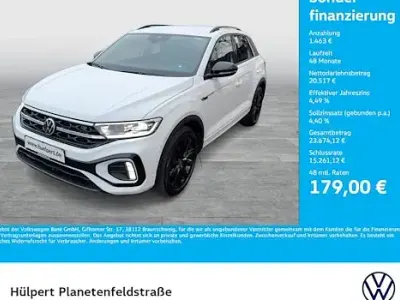 Käytetty VW T-Roc R-line 110 HP (80 kW) 2024 Valkoinen Katumaasturi