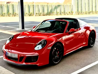 Brugt Porsche 911 Targa 4 450 HK (330 kW) 2019 Orange Cabriolet