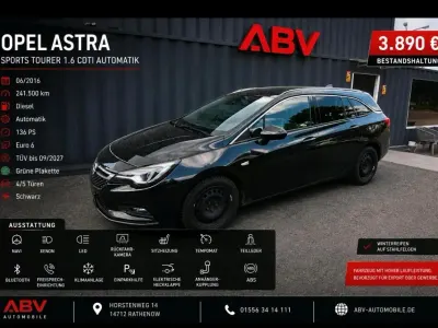 Gebraucht Opel Astra 136 PS (100 kW) 2016 Schwarz Kombi