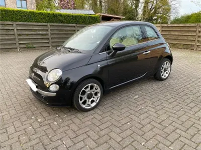 Gebraucht Fiat 500 Lounge 69 PS (50 kW) 2016 Schwarz Kleinwagen
