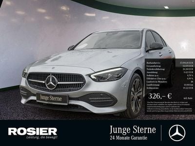 Gebraucht Mercedes C300e Avantgarde 197 PS (144 kW) 2023 Silber / hightechsilber (metallic) Limousine