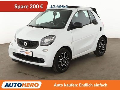 Gebraucht Smart ForTwo Cabrio Basis 71 PS (52 kW) 2019 Weiß Cabrio