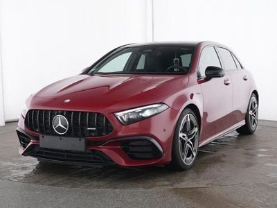 Manufaktur patagonienrot metallic Gebraucht 2025 Mercedes A45 AMG AMG Limousine | 58.749 € (Etwas zu teuer)
