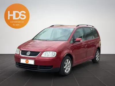 Gebraucht VW Touran 101 PS (74 kW) 2004 Rot Van / Kleinbus
