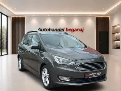 Gebraucht Ford Grand C-Max Titanium 125 PS (91 kW) 2019 Grau Van / Kleinbus