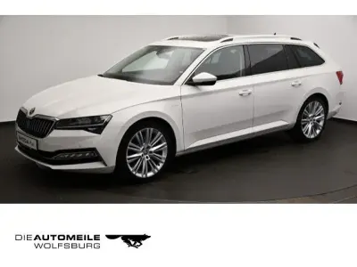 Brugt Skoda Superb LAURIN & KLEMENT 280 HK (205 kW) 2021 Hvid Stationcar