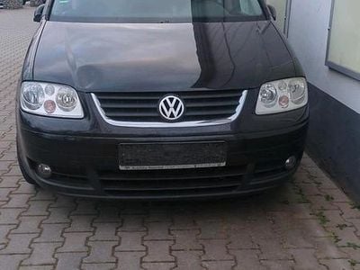 Gebraucht VW Touran 107 PS (78 kW) 2006 Schwarz Van / Kleinbus