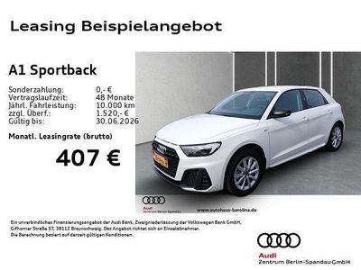 Neu Audi A1 Sportback S-Line 116 PS (85 kW) 2025 Weiß Kleinwagen