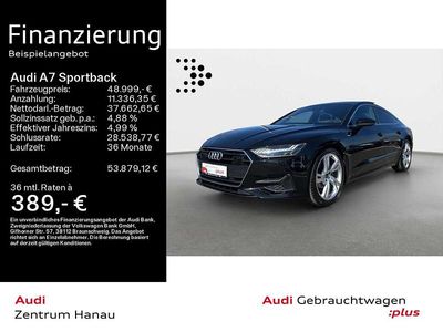 Brugt Audi A7 S-Line 204 HK (150 kW) 2023 Sort Sedan