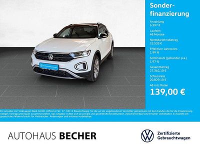 Second-hand VW T-Roc Goal 150 CP (110 kW) 2025 Alb SUV