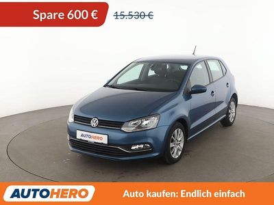 Blau Gebraucht 2017 VW Polo Comfortline Limousine | 14.930 € (Fairer Preis)