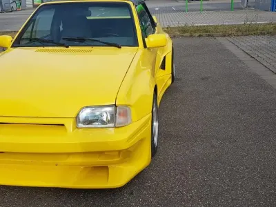 Gebraucht Ford Escort Cabriolet 101 PS (74 kW) 1990 Gelb Cabrio