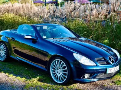 Gebraucht Mercedes SLK350 AMG 272 PS (200 kW) 2004 Blau Cabrio