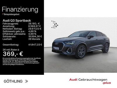 Grau Gebraucht 2021 Audi Q3 Sportback S-Line SUV | 38.180 € (Fairer Preis)