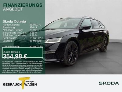 Schwarz Gebraucht 2022 Skoda Octavia RS Kombi | 26.950 € (Guter Preis)