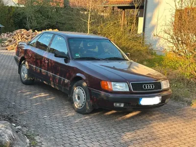 Brugt Audi 100 116 HK (85 kW) 1992 Rød Sedan